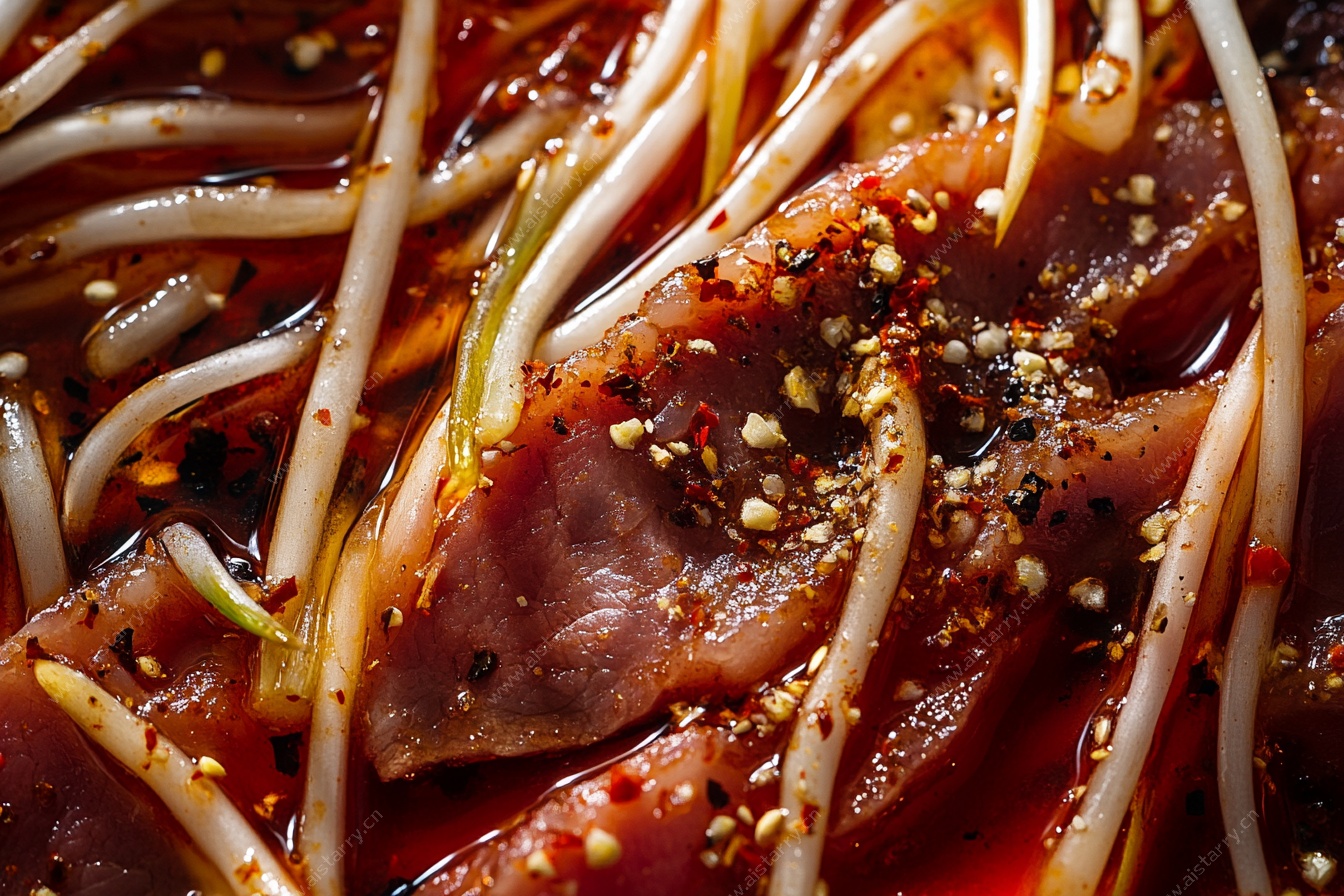 红油凉拌牛肉丝