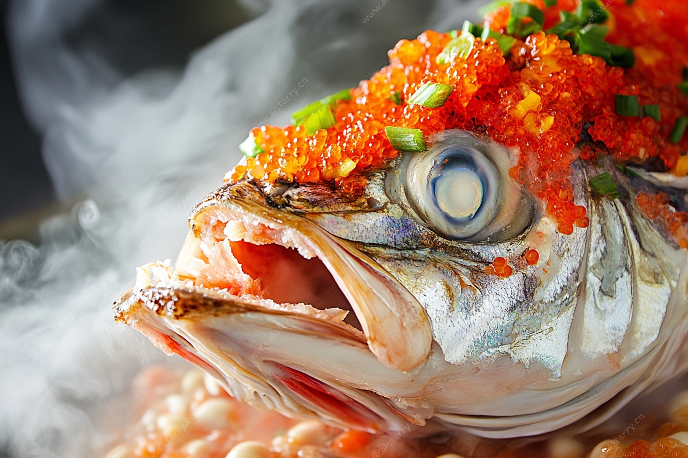 剁椒鱼头特写
