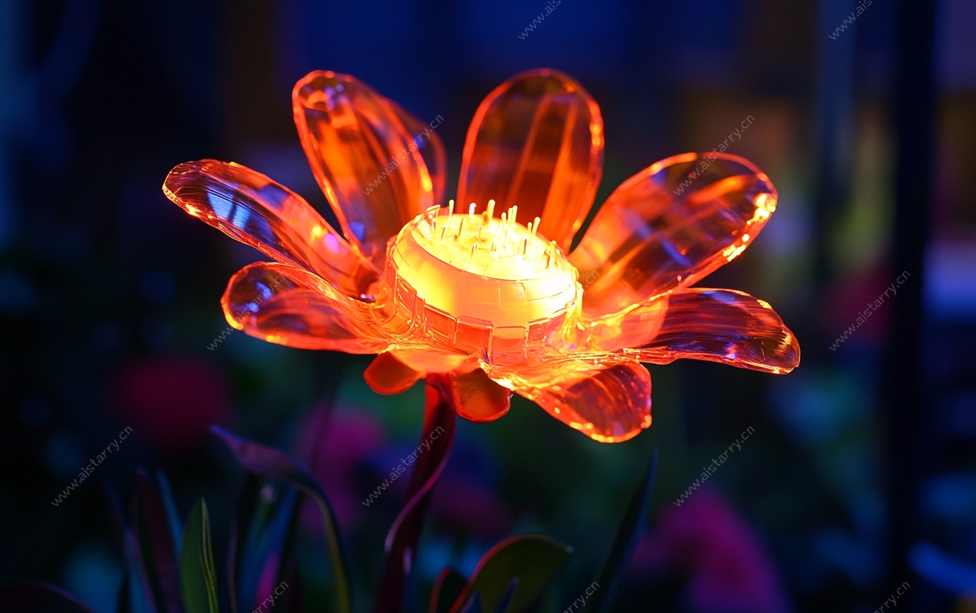 发光花朵装饰灯