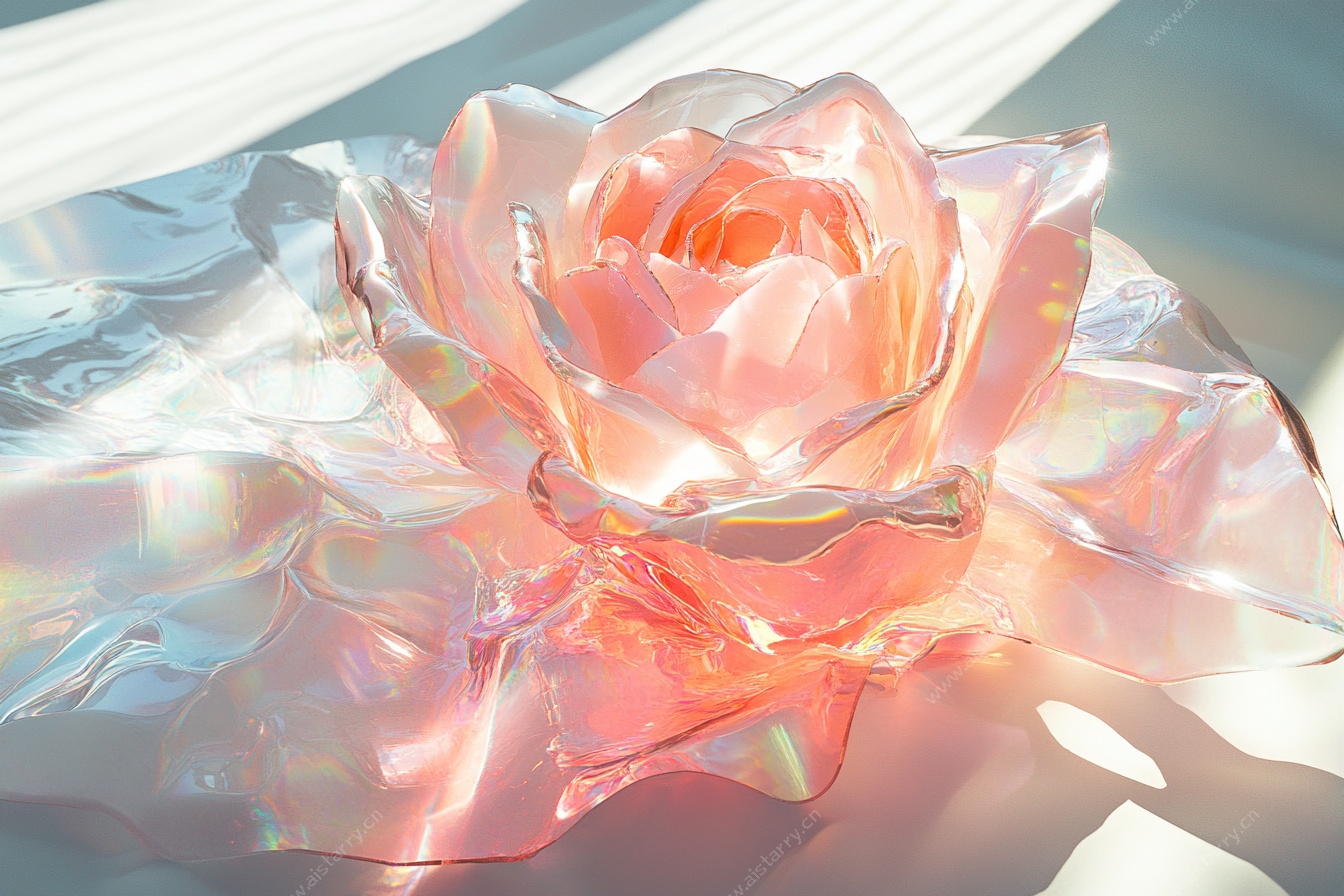 梦幻透明粉玫瑰