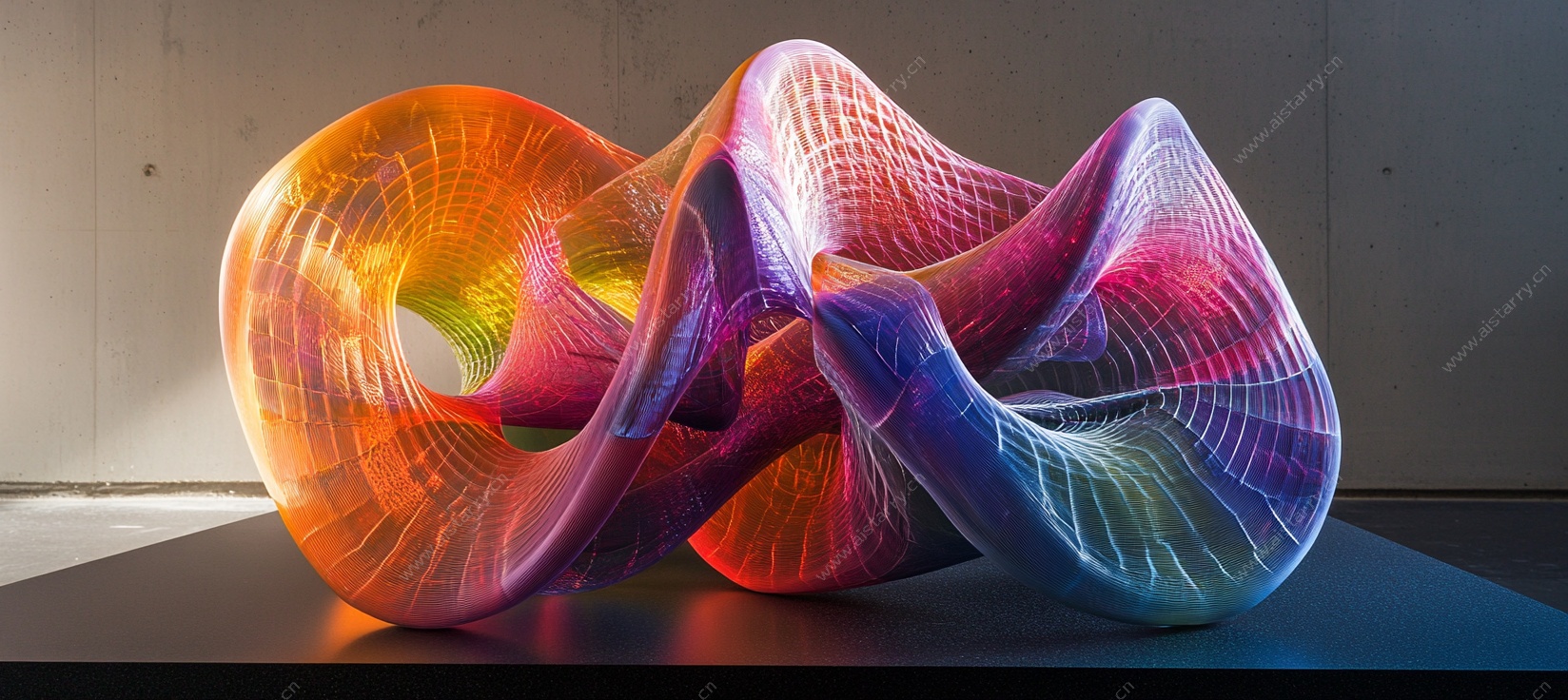 炫彩3D立体抽象艺术造型