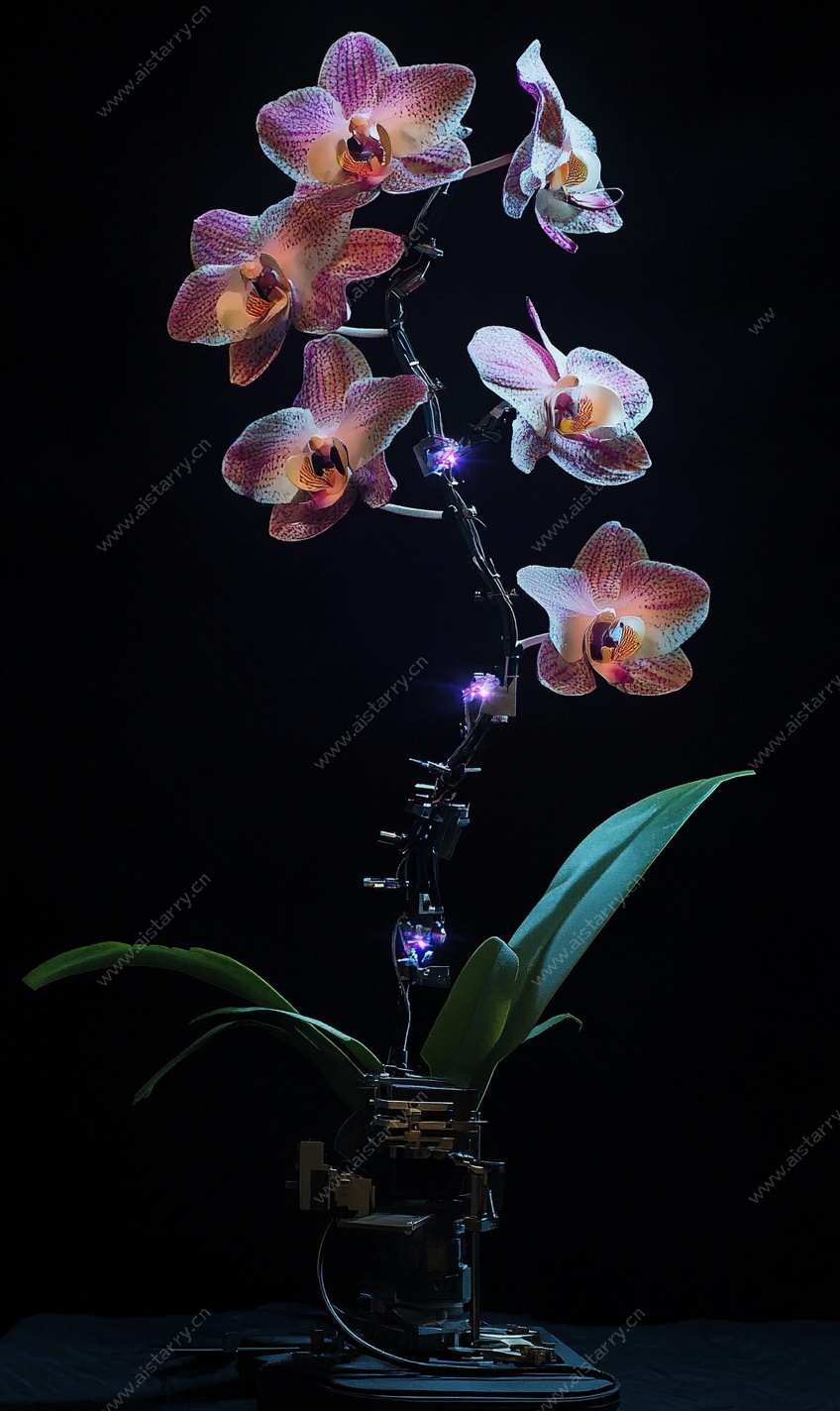 梦幻蝴蝶兰艺术摆件