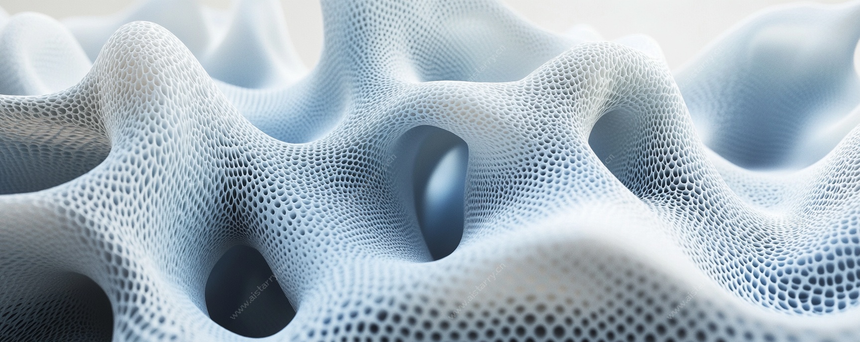 未来感多孔结构材质图案