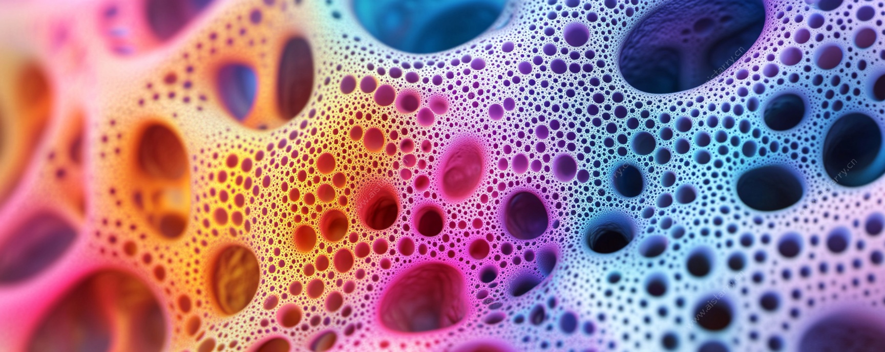 梦幻多彩泡沫纹理图案