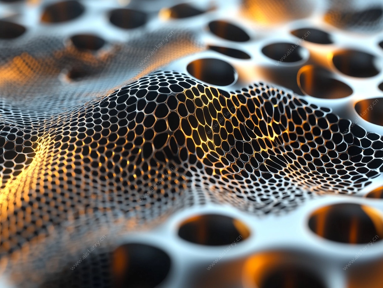 金属蜂窝结构3D效果图