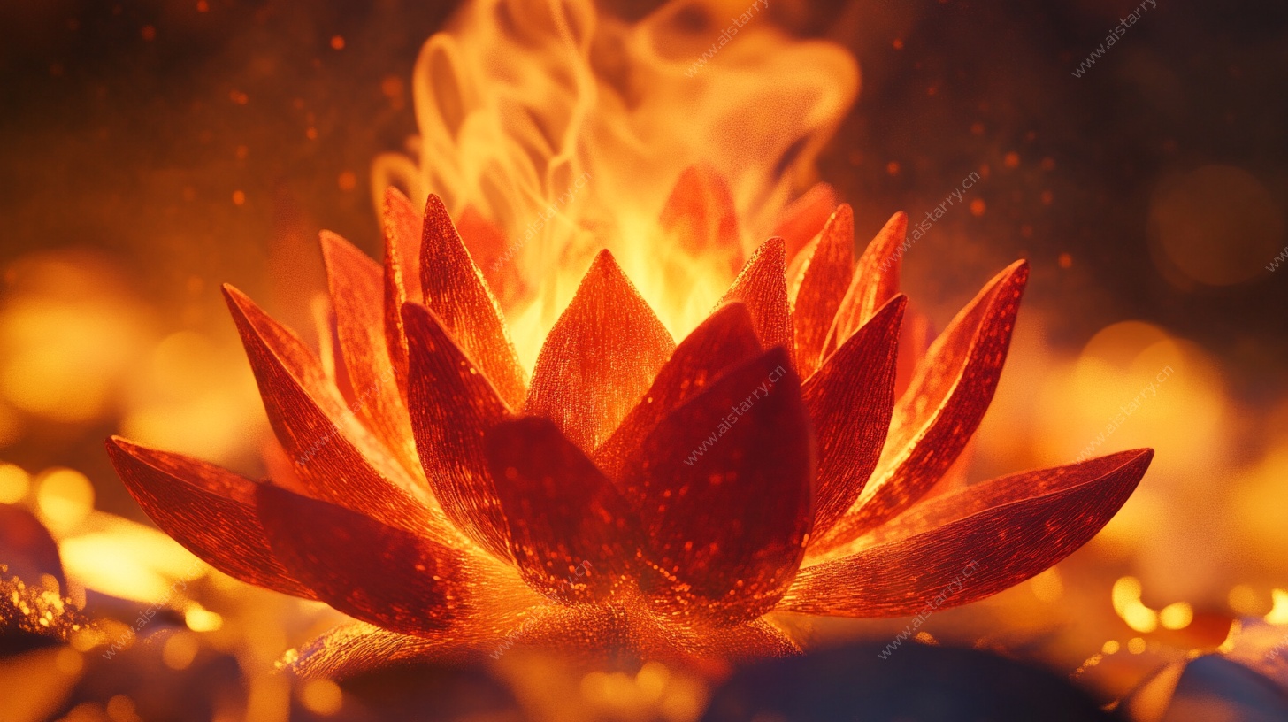 火焰莲花 奇幻视觉盛宴