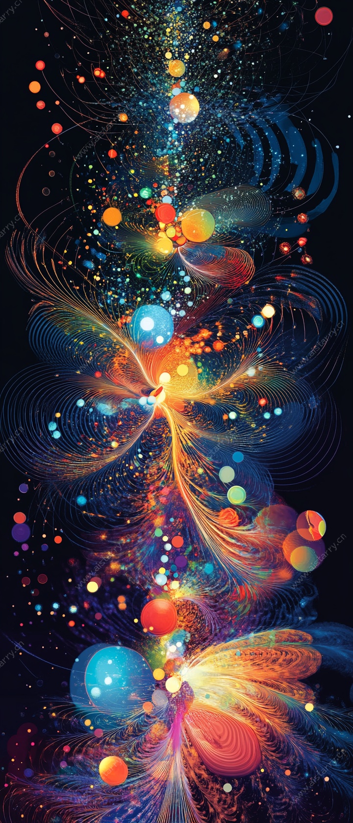 梦幻宇宙能量绽放图景