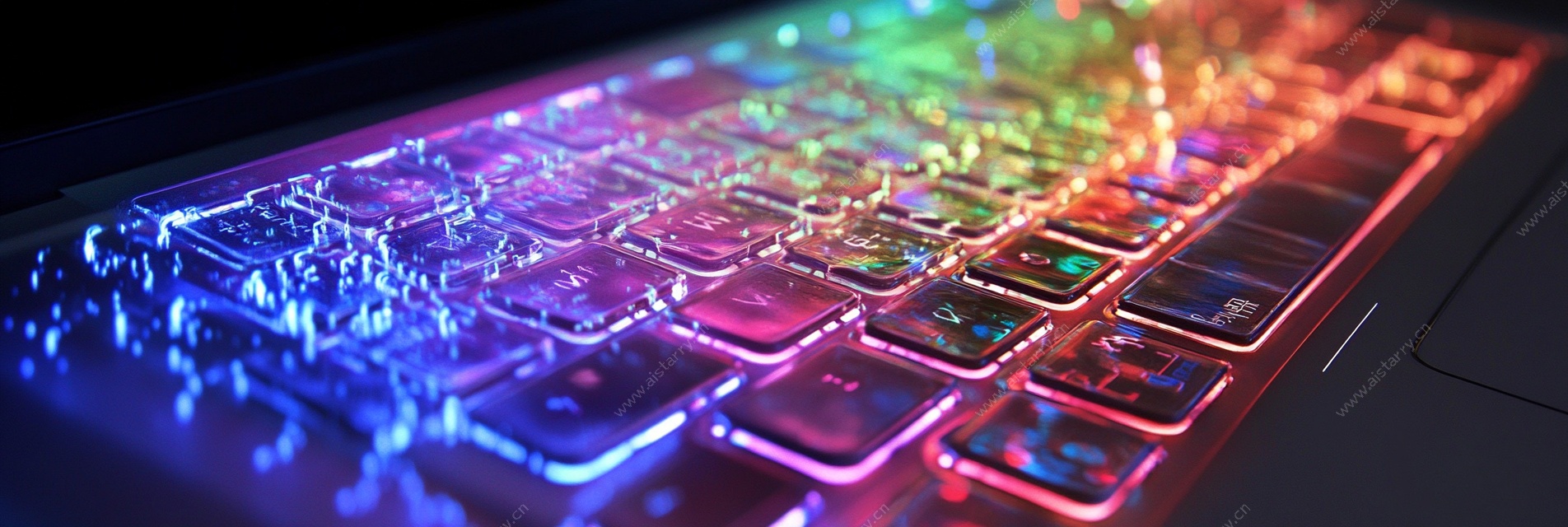 炫彩发光笔记本电脑键盘