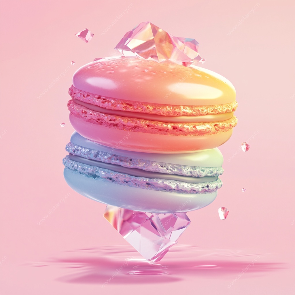 梦幻悬浮马卡龙甜点