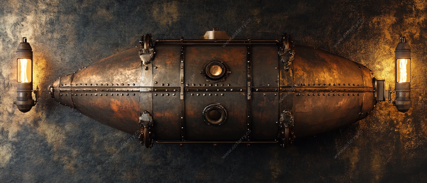 复古蒸汽朋克风金属装置