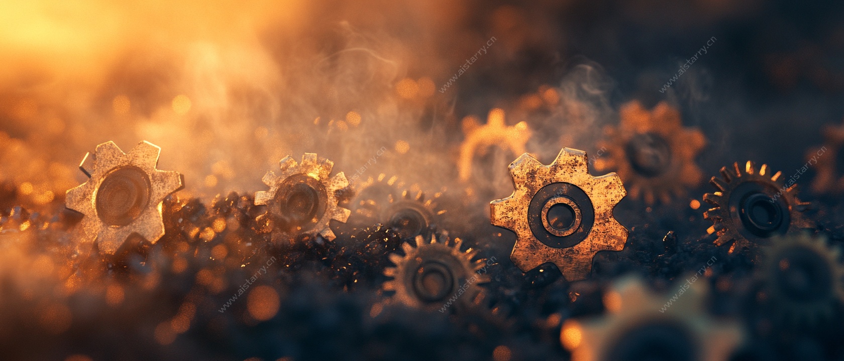 齿轮光影特效图