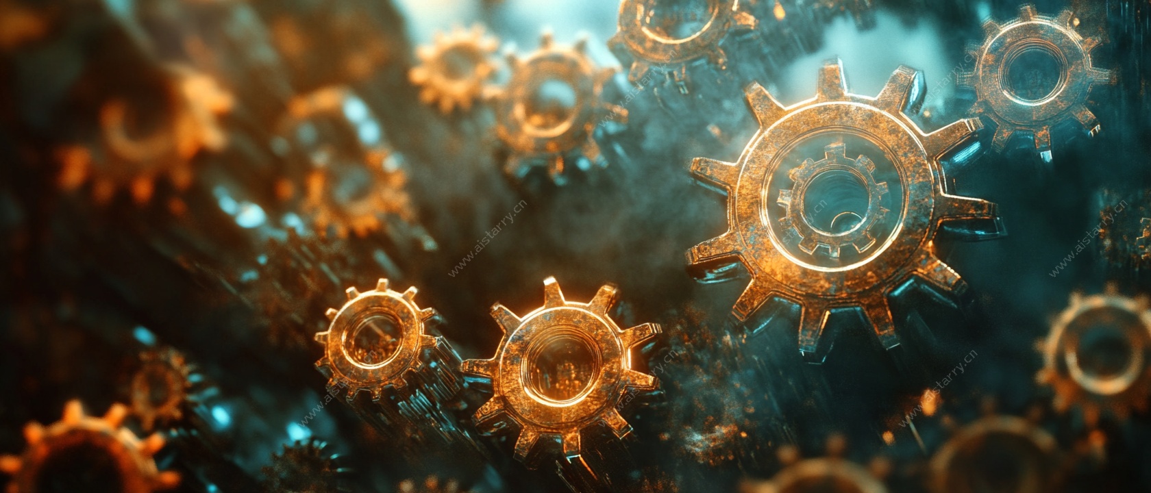 机械齿轮科幻风动态场景