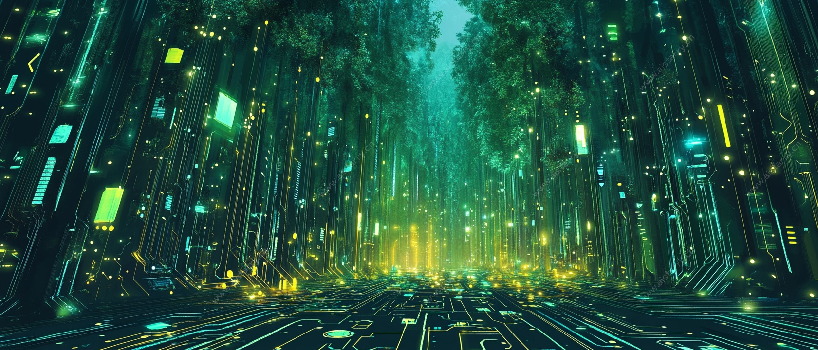 未来科技城市景观