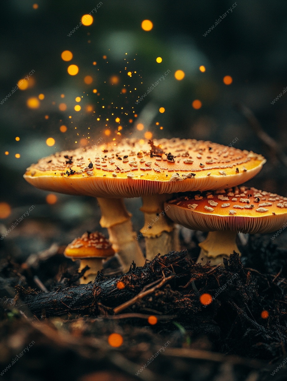 梦幻蘑菇 闪烁的森林精灵