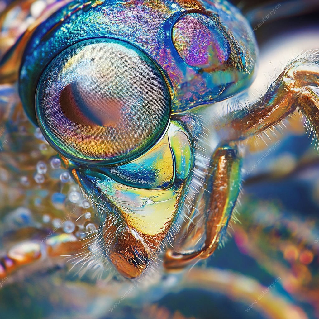 昆虫微距特写绚丽视觉