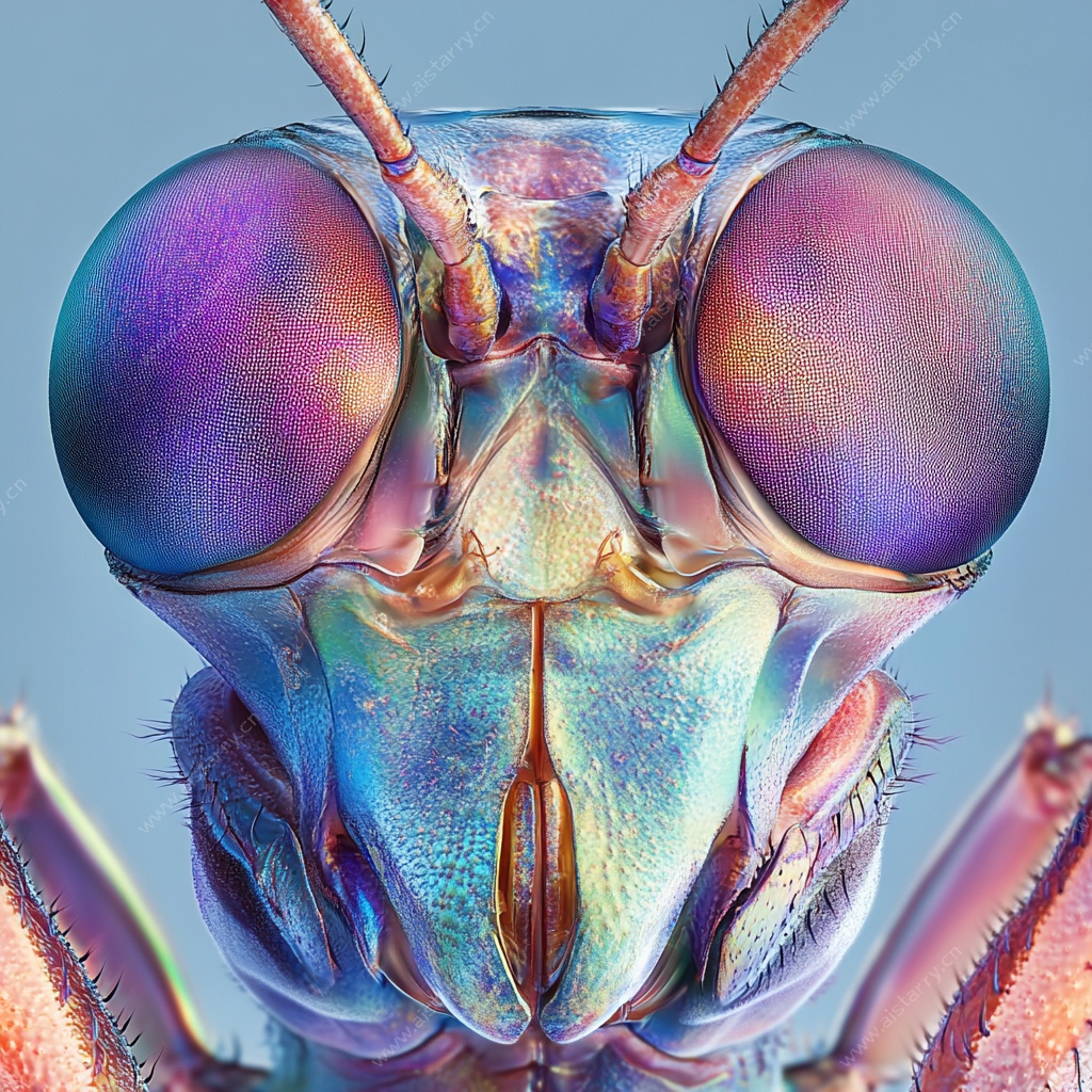 昆虫微距特写绚丽画面