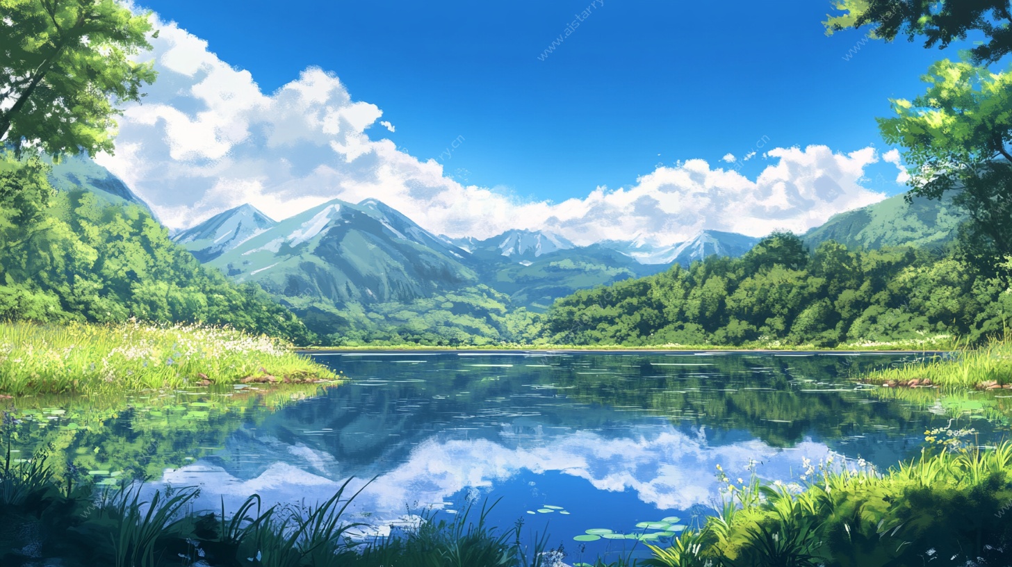 梦幻山水风景图