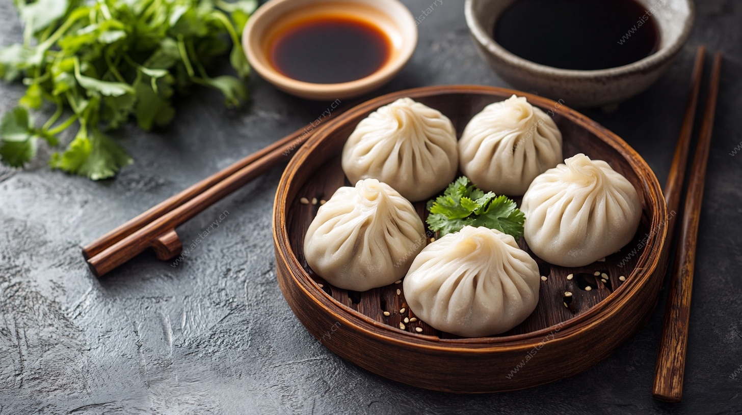 竹笼中的美味小笼包