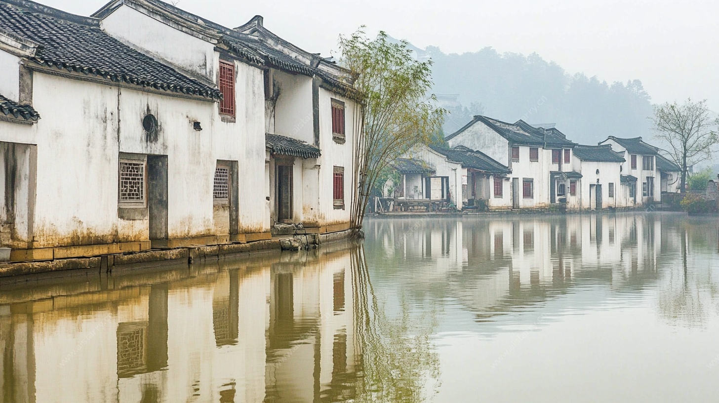 江南水乡古村落景致