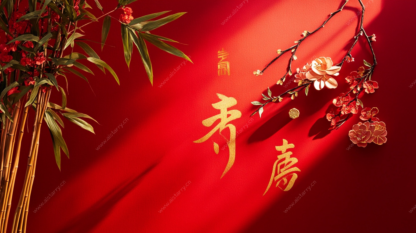 中式寿庆装饰背景图