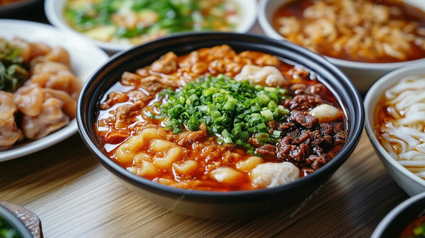 麻辣鲜香美味杂酱面