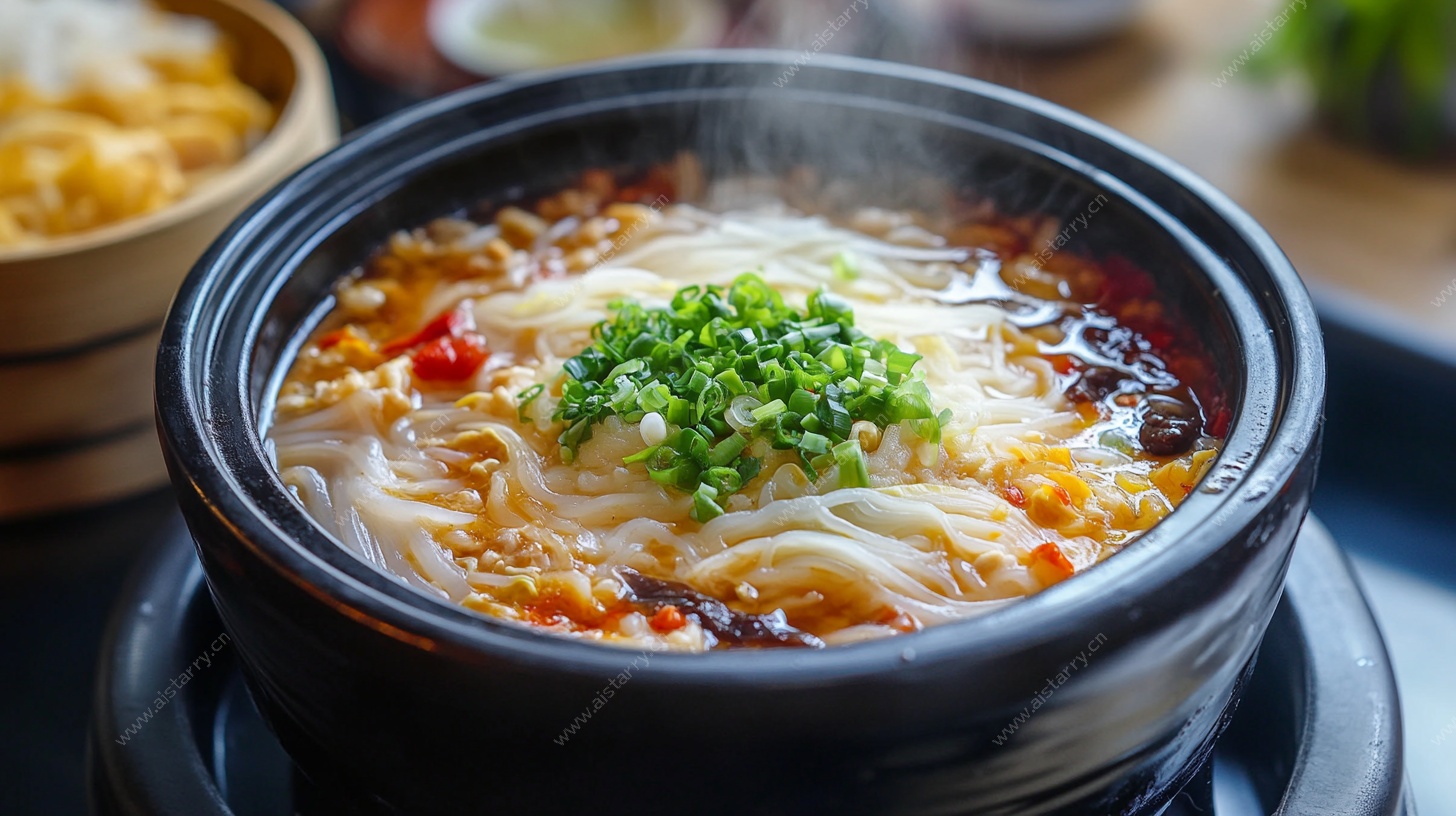 砂锅米线飘香诱人