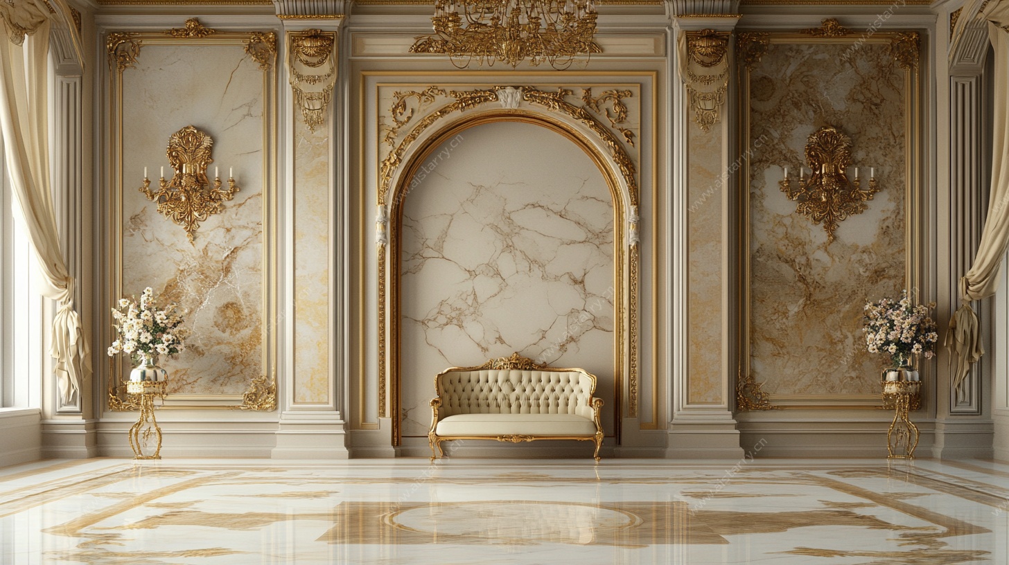 欧式奢华宫殿风室内场景