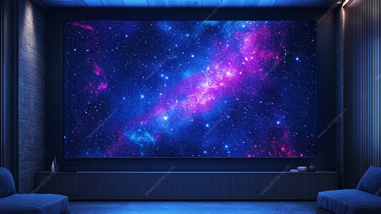 星空主题室内墙面装饰