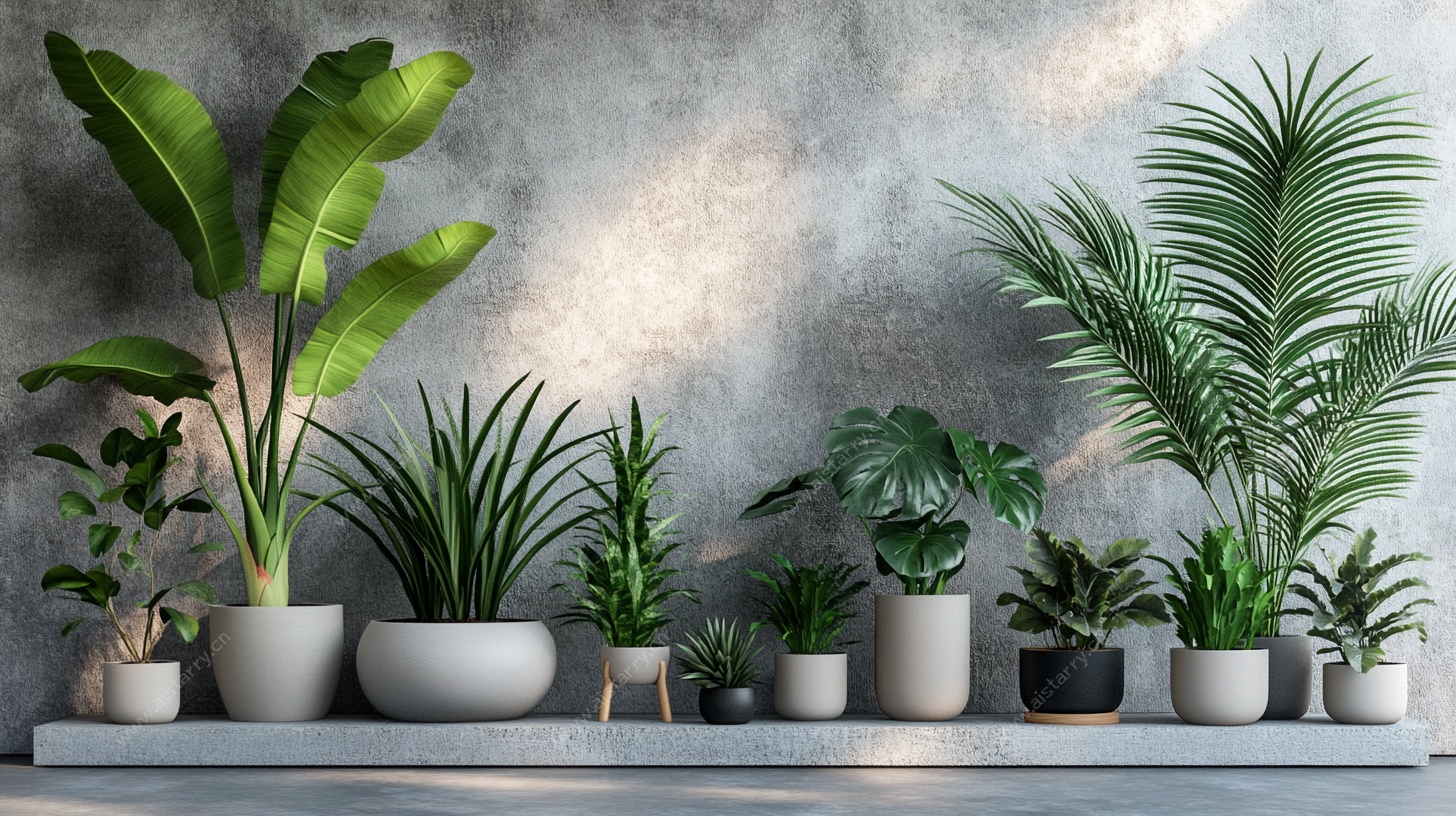 室内绿植摆件组合