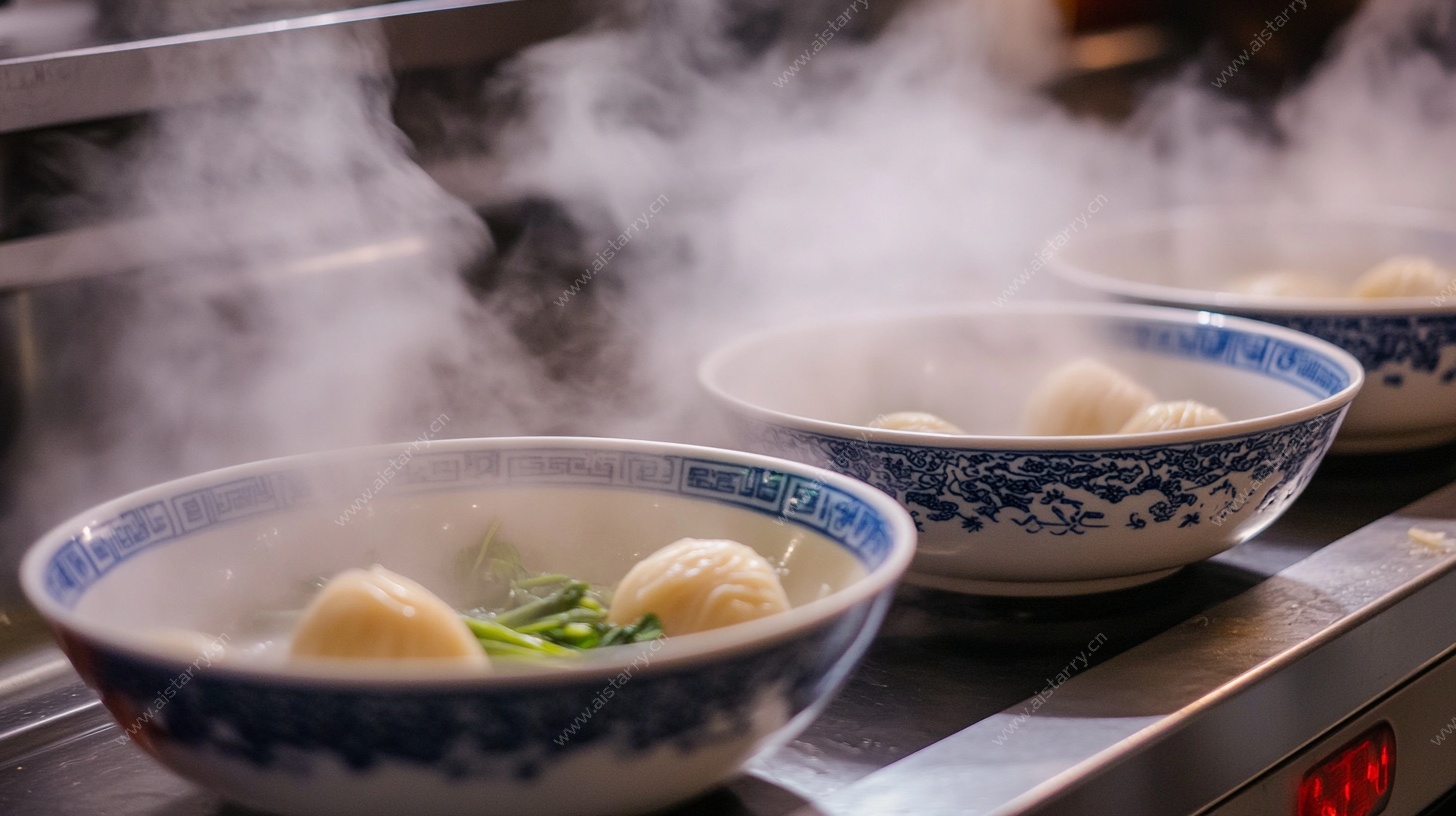 热气腾腾的中式汤品