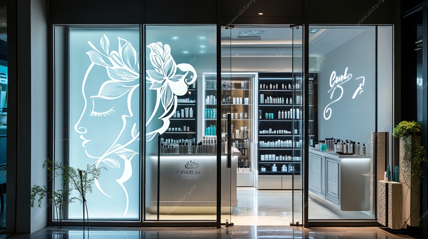 精致美容护肤品店外观