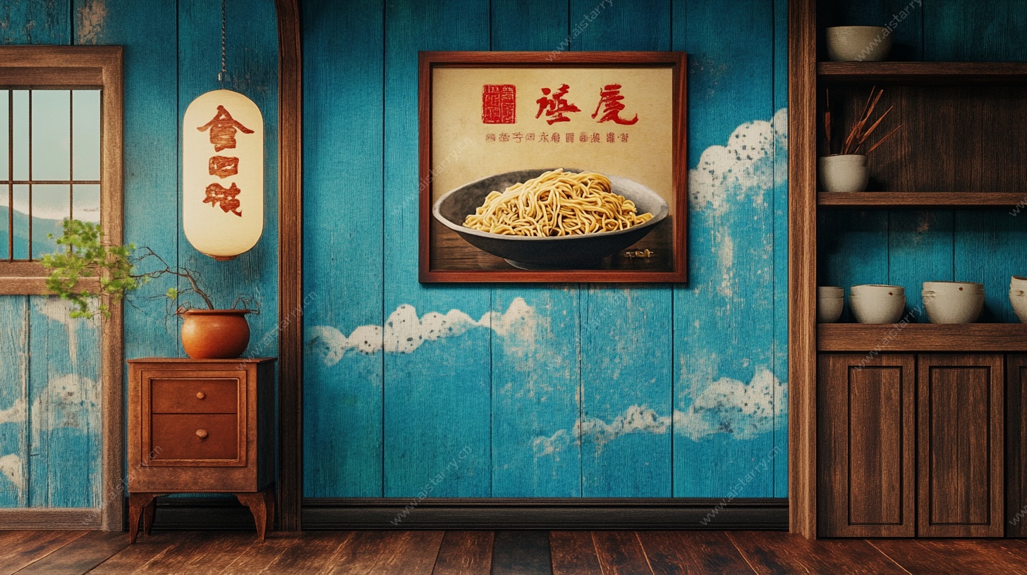 日式风面食餐厅装饰效果图