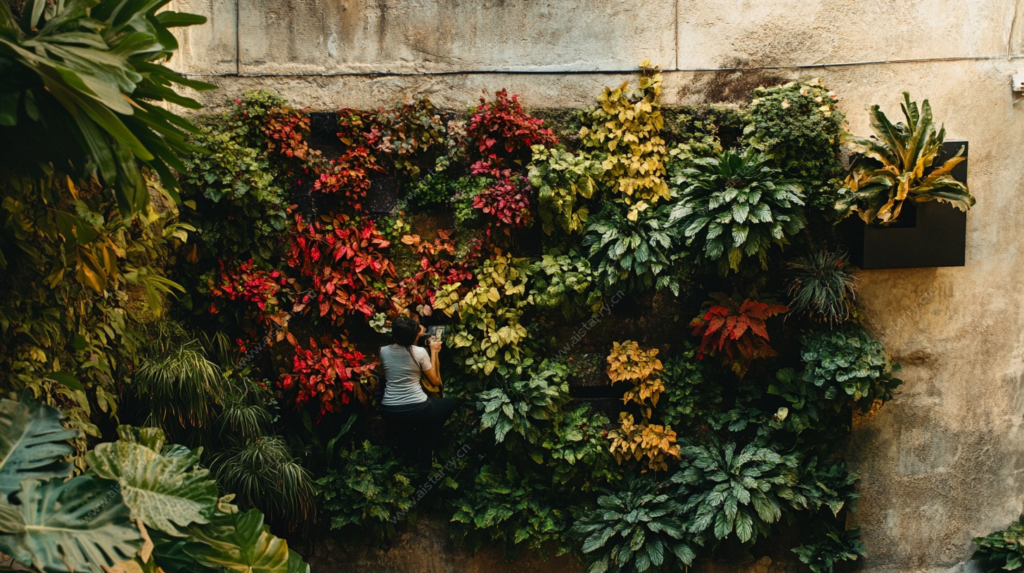 墙面绿植景观
