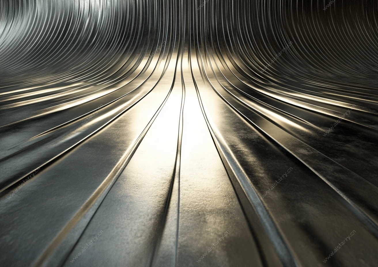 金属波纹质感科技背景图