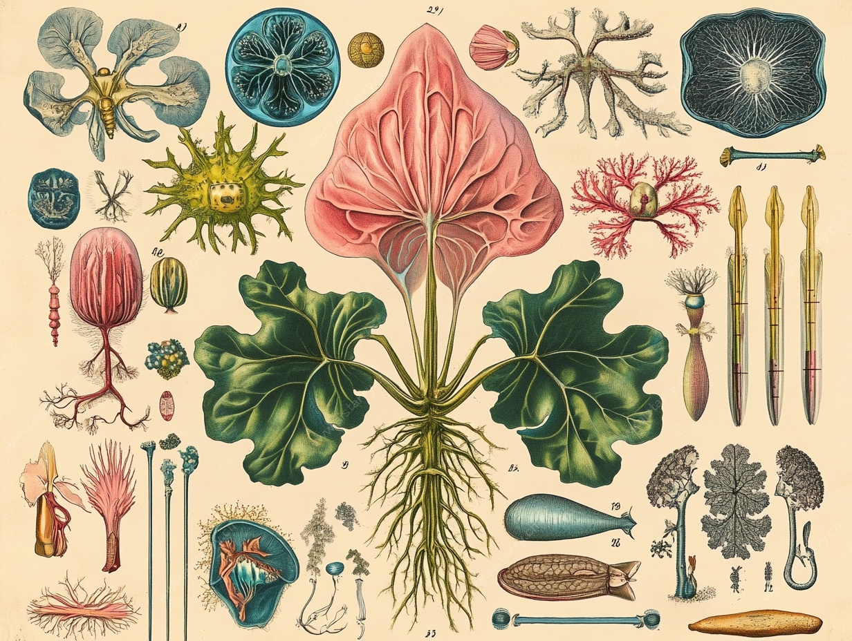 复古植物科学插画集