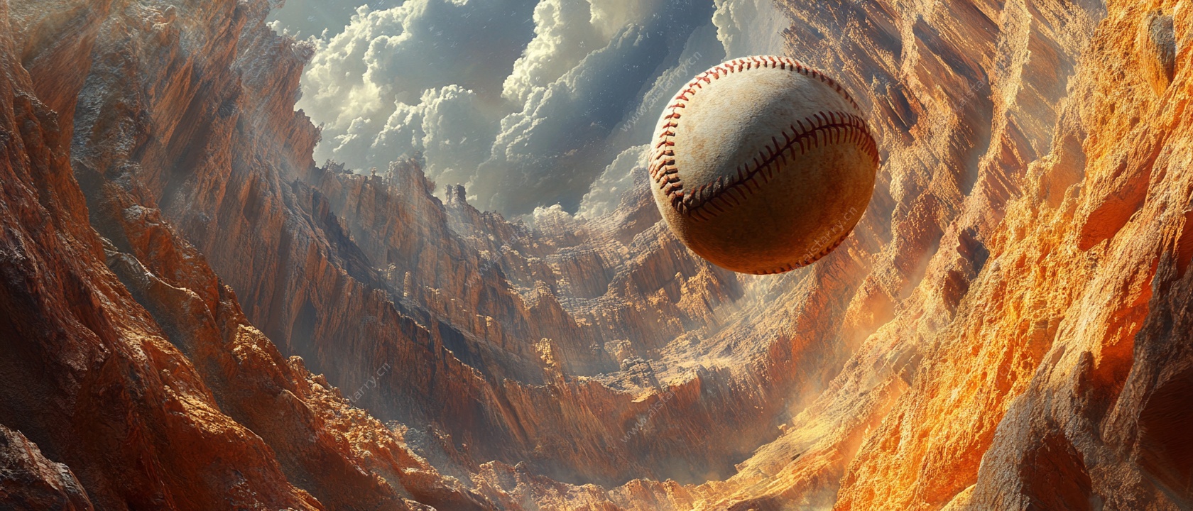 梦幻空中棒球场景