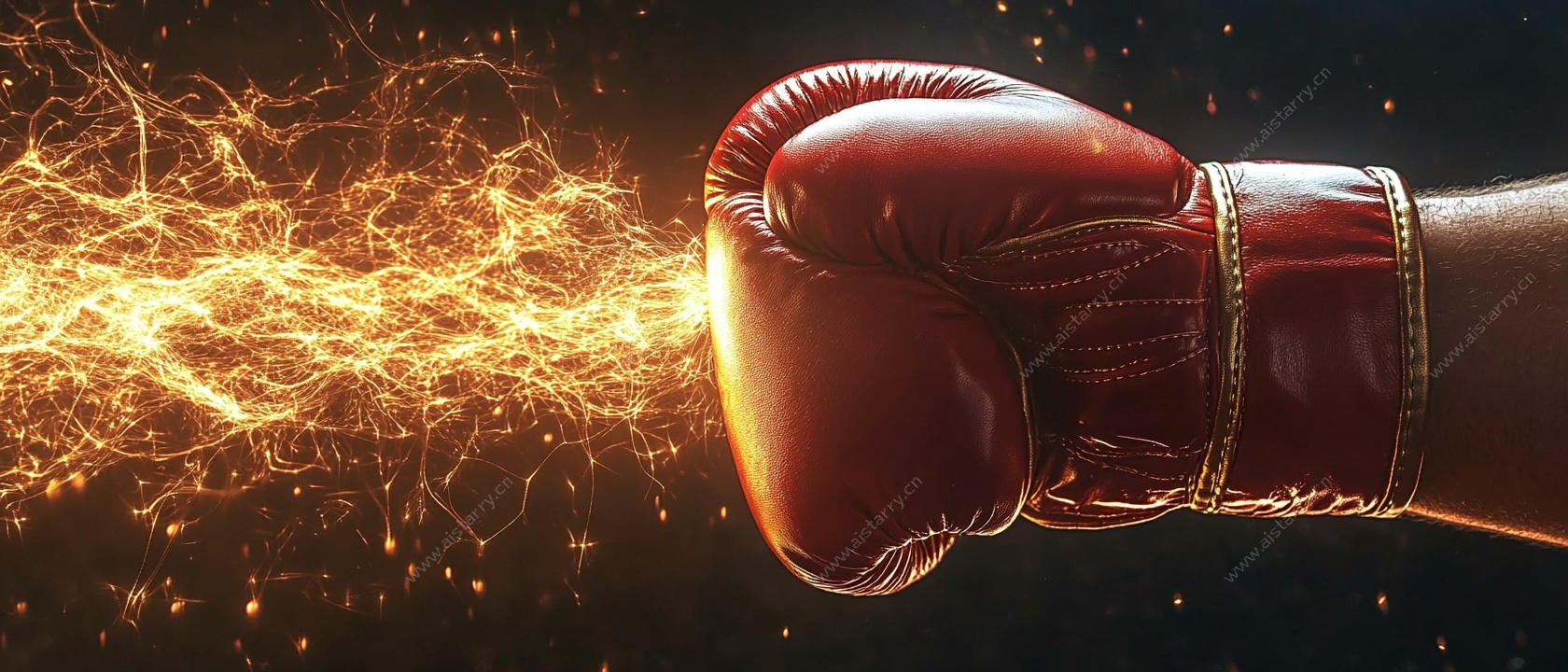 火焰拳击手套 动感出击