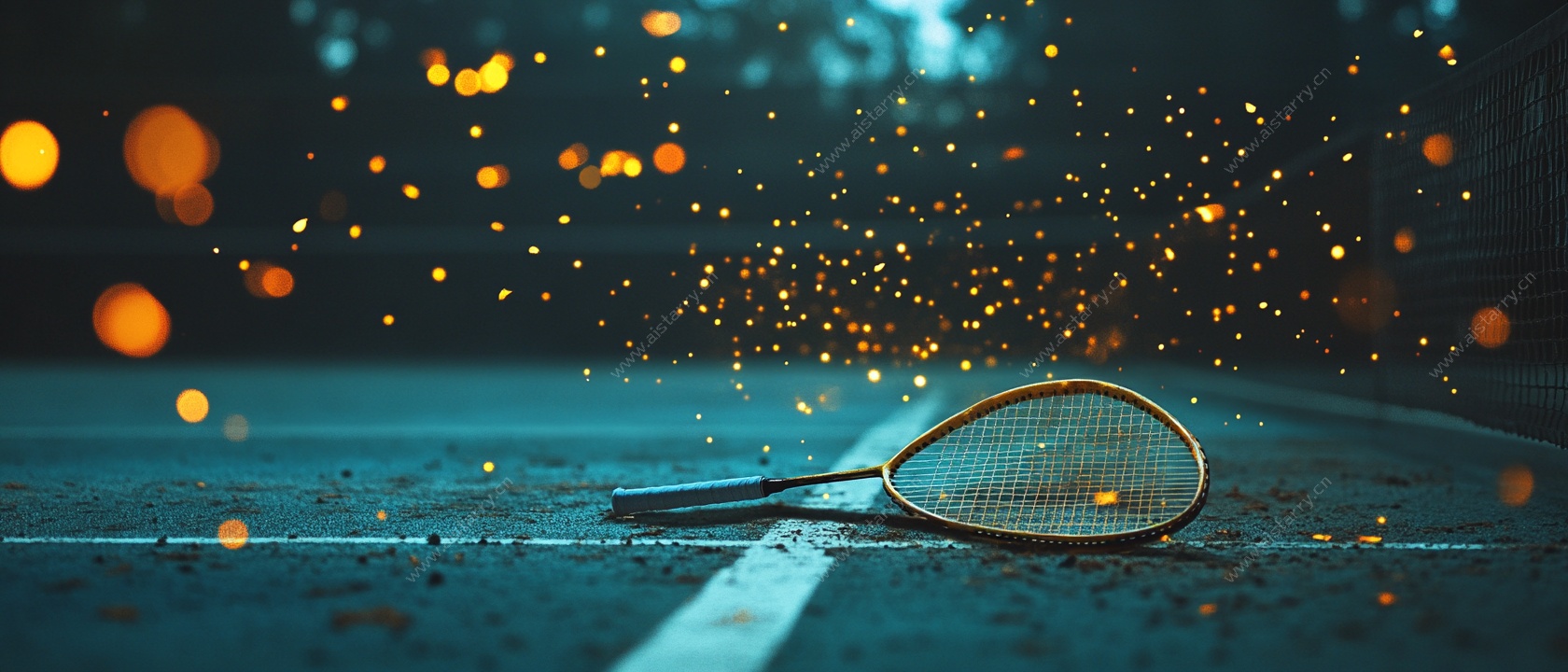 羽拍静卧 赛场微光闪烁