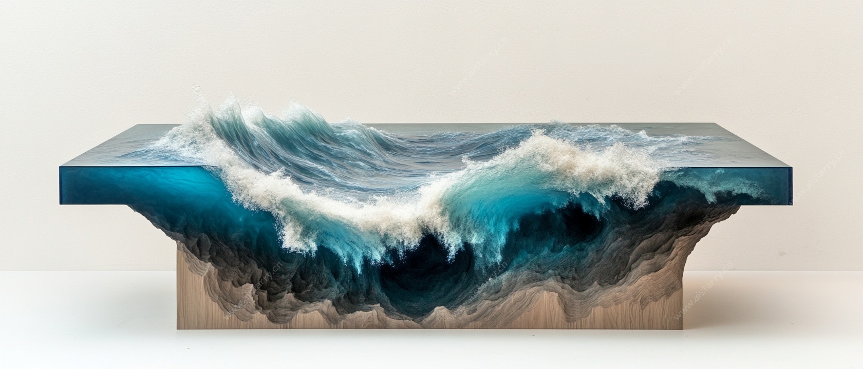 海洋主题树脂艺术桌