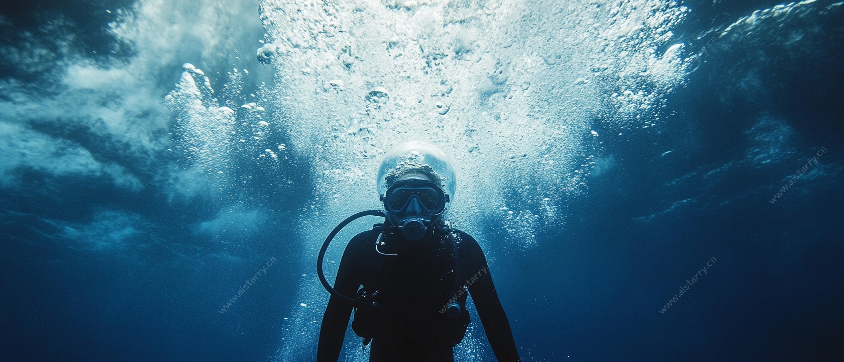 水下潜水员的深邃探索之旅