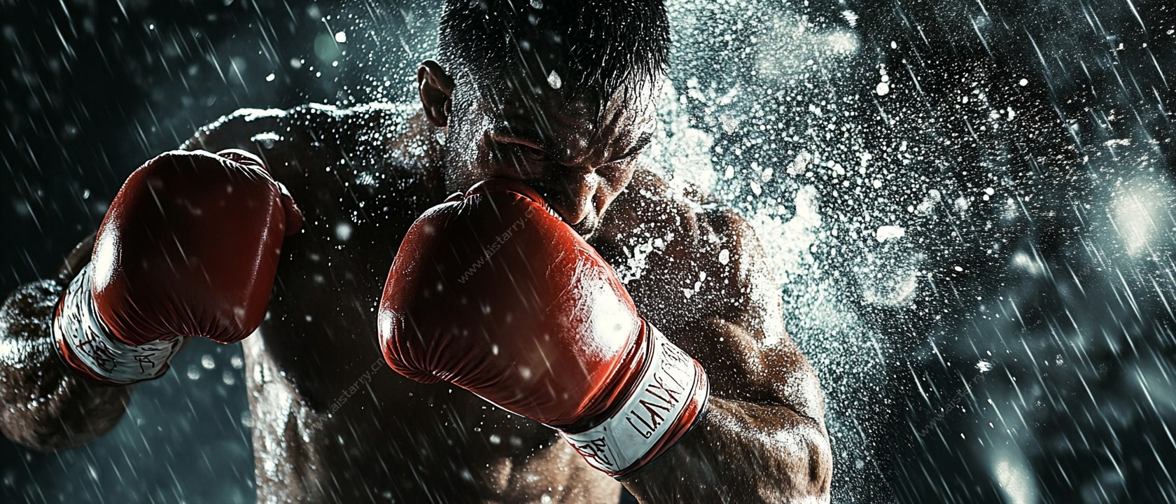 雨中拳击者