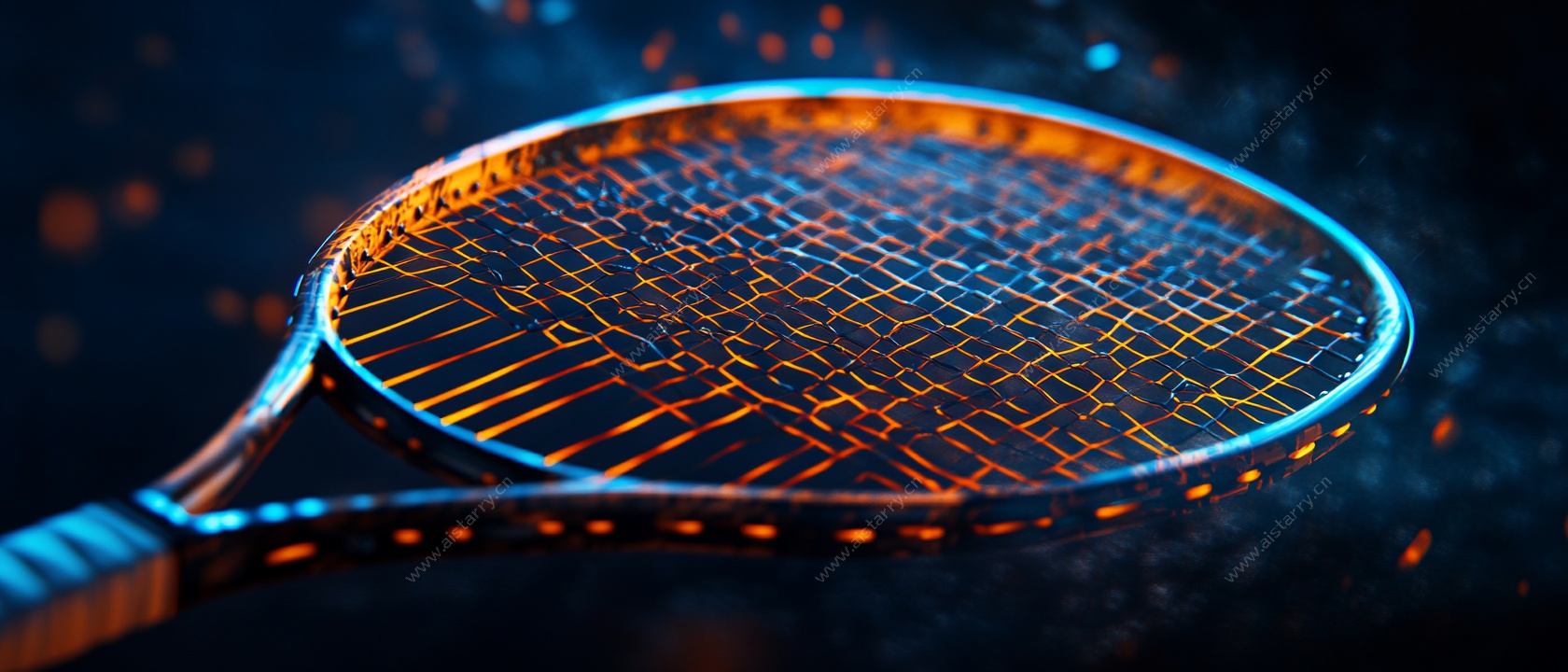 发光羽毛球拍 炫酷运动风