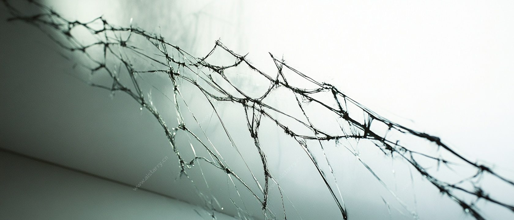 破裂玻璃纹理特写