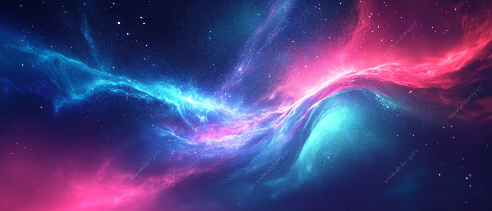 梦幻星云背景图