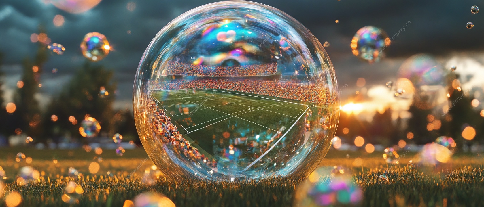 梦幻球场泡泡景观