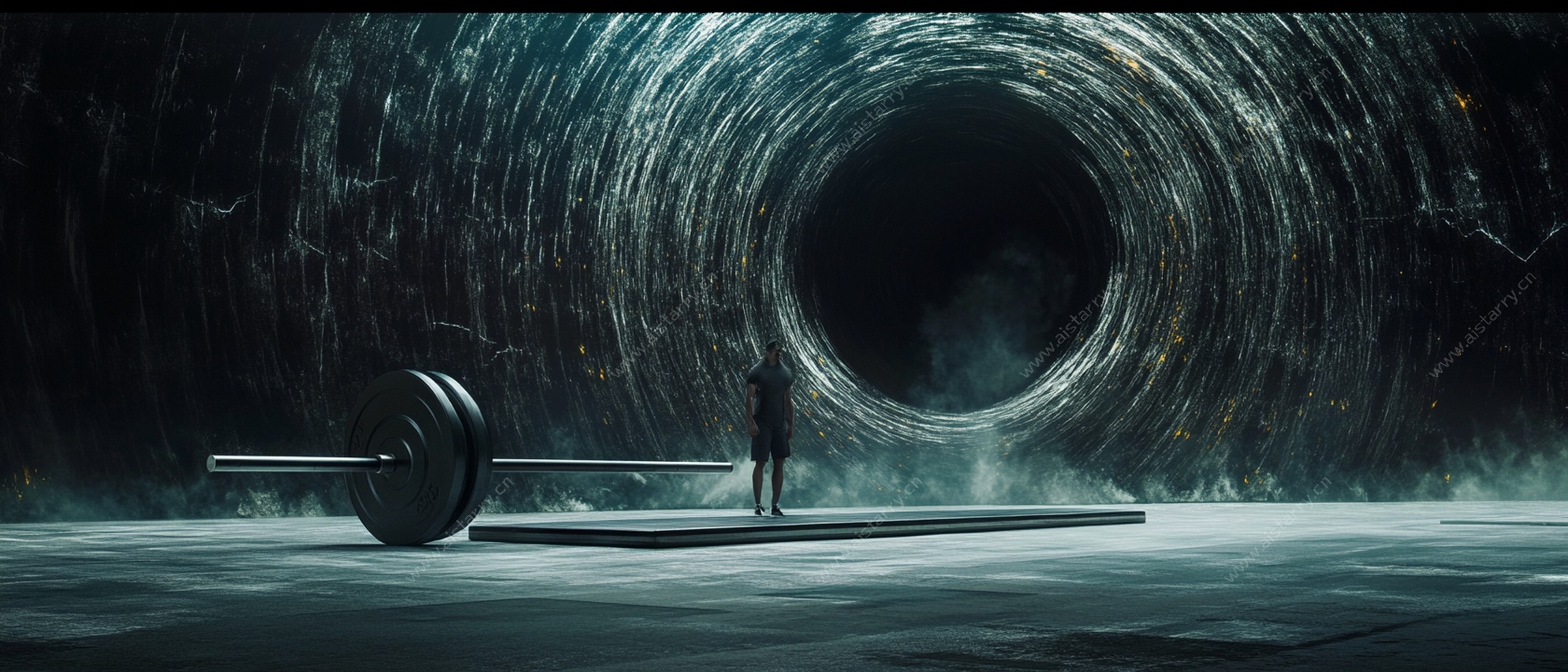 孤独者与隧道中的巨大杠铃