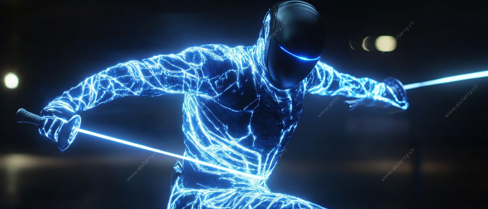 光影忍者持剑酷炫战斗