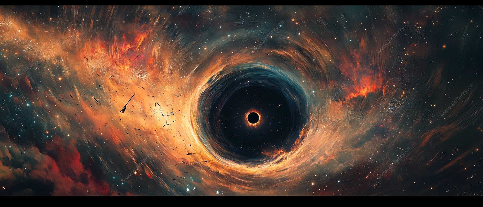 梦幻黑洞宇宙景象