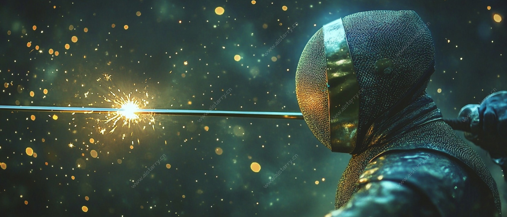 击剑者于星芒中亮剑