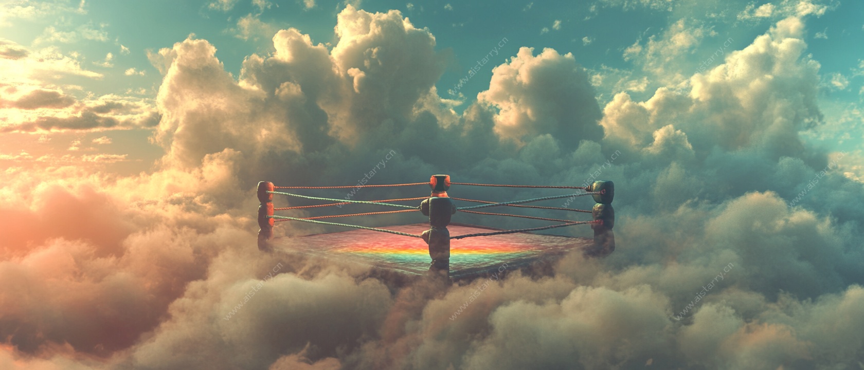 云端拳击场 梦幻战斗场景